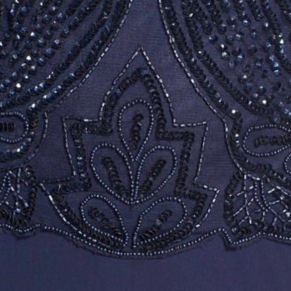 Navy Blue sequin dress by Pissarro Nights size 8 - Picture 11 of 14